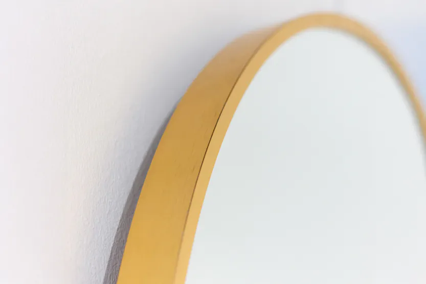 Modena Round Wall Mirror | Gold | 120 cm Modena Round Wall Mirror | Gold | 120 cm