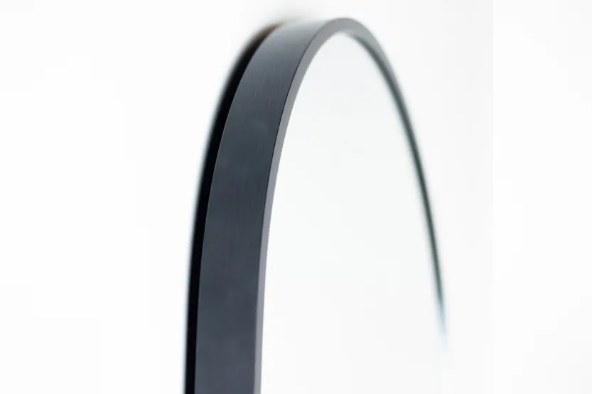 Modena Pill Shape Wall Mirror | Black | 40 x 120 cm Modena Pill Shape Wall Mirror | Black | 40 x 120 cm