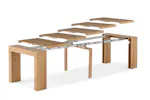 Transformer Rectangular Table | Scandinavian Oak | Including 5 extension panels Transformer Rectangular Table | Scandinavian Oak | Including 5 extension panels