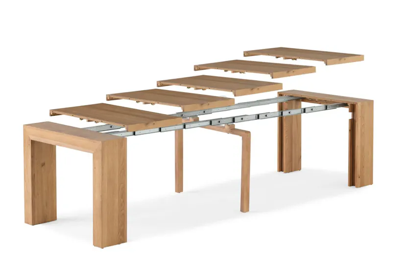 Transformer Rectangular Table | Scandinavian Oak | Including 5 extension panels Transformer Rectangular Table | Scandinavian Oak | Including 5 extension panels