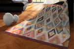 Ikat Diamond Blanket | Multicolour | 140 x 180 cm Ikat Diamond Blanket | Multicolour | 140 x 180 cm