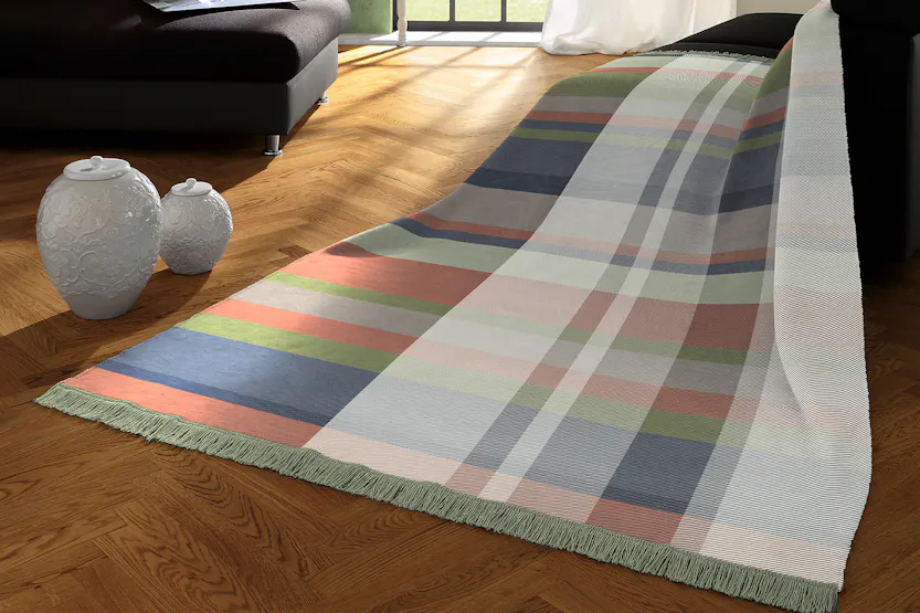 Panel Check Blanket | Multicolour | 140 x 180 cm Panel Check Blanket | Multicolour | 140 x 180 cm