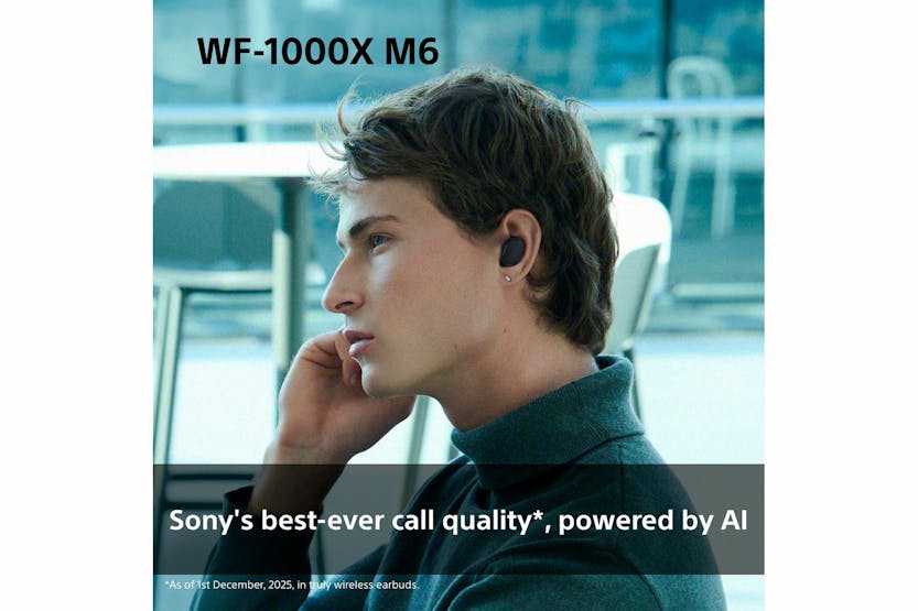 Sony XM6 True Wireless Active Noise Cancelling Earbuds | Black Sony XM6 True Wireless Active Noise Cancelling Earbuds | Black