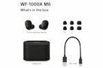 Sony XM6 True Wireless Active Noise Cancelling Earbuds | Black Sony XM6 True Wireless Active Noise Cancelling Earbuds | Black