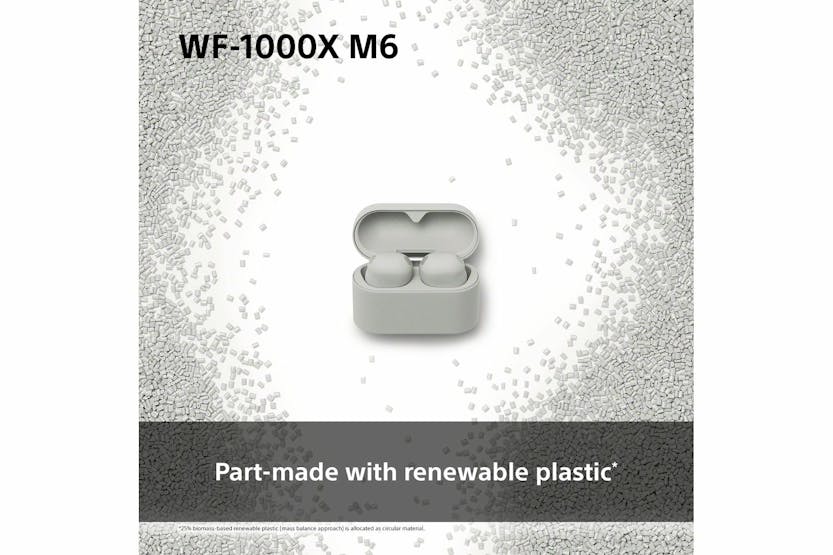 Sony XM6 True Wireless Active Noise Cancelling Earbuds | Silver Sony XM6 True Wireless Active Noise Cancelling Earbuds | Silver