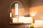 Modena Arched Wall Mirror | Gold | 66 x 96 cm Modena Arched Wall Mirror | Gold | 66 x 96 cm