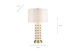 Yara Table Lamp | Gold | 71cm Yara Table Lamp | Gold | 71cm