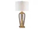 Kristen Glass Table Lamp | White/Gold | 84 cm Kristen Glass Table Lamp | White/Gold | 84 cm