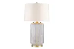 Tabitha Glass Table Lamp | White/Gold Tabitha Glass Table Lamp | White/Gold