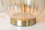Amia Glass Table Lamp | White/Gold Amia Glass Table Lamp | White/Gold