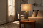 Claudia Table Lamp | White/Gold Claudia Table Lamp | White/Gold