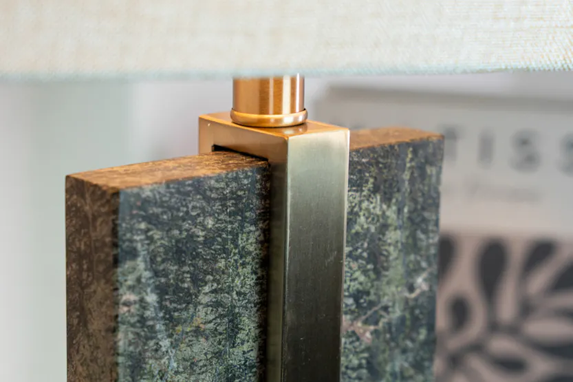 Claudia Table Lamp | White/Gold Claudia Table Lamp | White/Gold