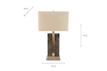 Claudia Table Lamp | White/Gold Claudia Table Lamp | White/Gold