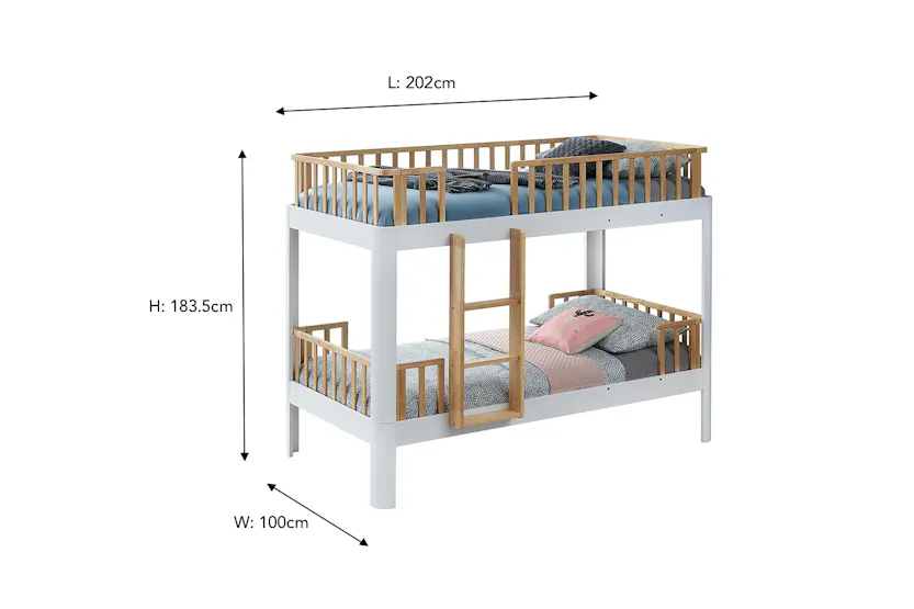 Poppy Bunk Bed | White Poppy Bunk Bed | White