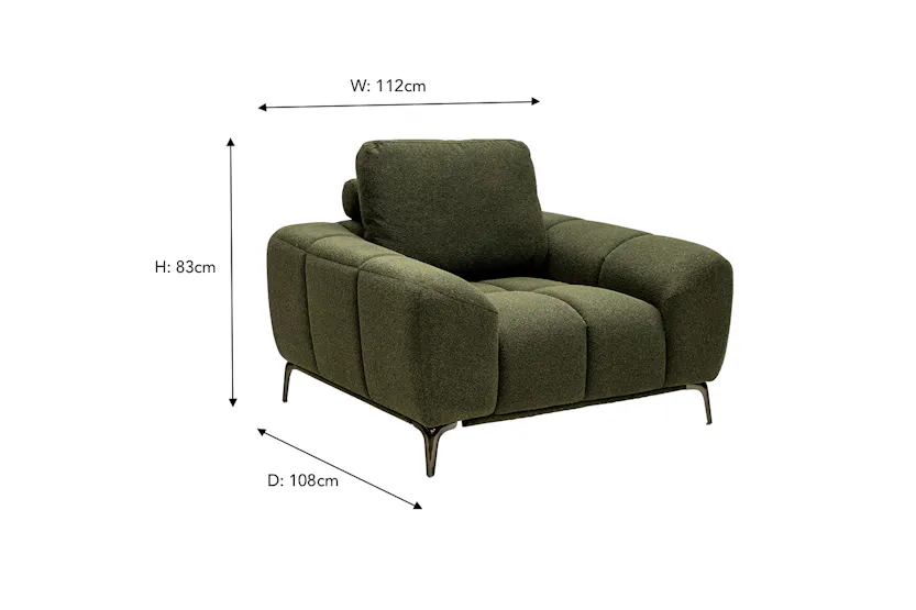 Ryley Armchair | Fabric | Green Ryley Armchair | Fabric | Green