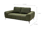 Ryley 2 Seater Sofa | Fabric | Green Ryley 2 Seater Sofa | Fabric | Green