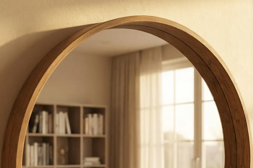 Aalto Round Mirror | Natural |100 cm Aalto Round Mirror | Natural |100 cm