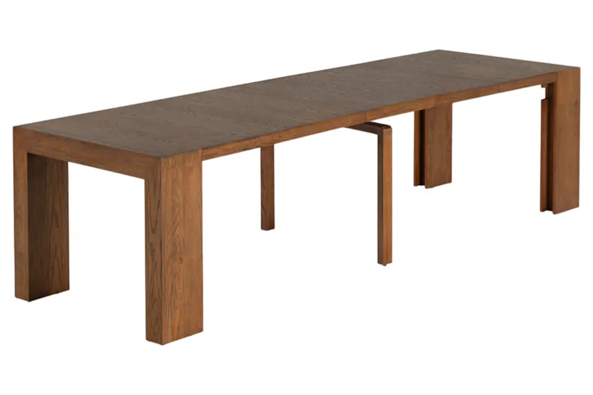 Transformer Rectangular Table | American Walnut | Including 5 Extension Panels Transformer Rectangular Table | American Walnut | Including 5 Extension Panels