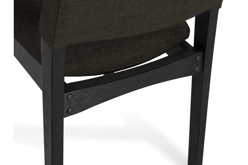 Transformer Chair | Onyx/Smoked Hickory | Set of 2 Transformer Chair | Onyx/Smoked Hickory | Set of 2