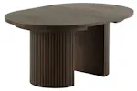 Transformer Round Extending Dining Table | Dark Walnut | Including 3 Panels Transformer Round Extending Dining Table | Dark Walnut | Including 3 Panels