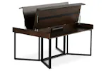 Transformer Table to Desk | Dark Walnut/Black Transformer Table to Desk | Dark Walnut/Black