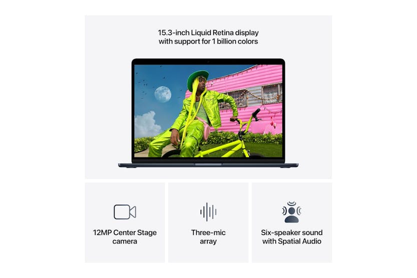 MacBook Air 15" | M5 | 10-Core CPU | 24GB | 1TB | Midnight (2026) MacBook Air 15" | M5 | 10-Core CPU | 24GB | 1TB | Midnight (2026)