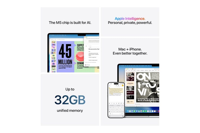 MacBook Air 15" | M5 | 10-Core CPU | 24GB | 1TB | Midnight (2026) MacBook Air 15" | M5 | 10-Core CPU | 24GB | 1TB | Midnight (2026)