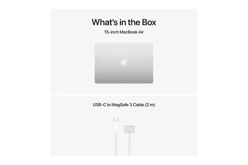 MacBook Air 15" | M5 | 10-Core CPU | 16GB | 512GB | Silver (2026) MacBook Air 15" | M5 | 10-Core CPU | 16GB | 512GB | Silver (2026)