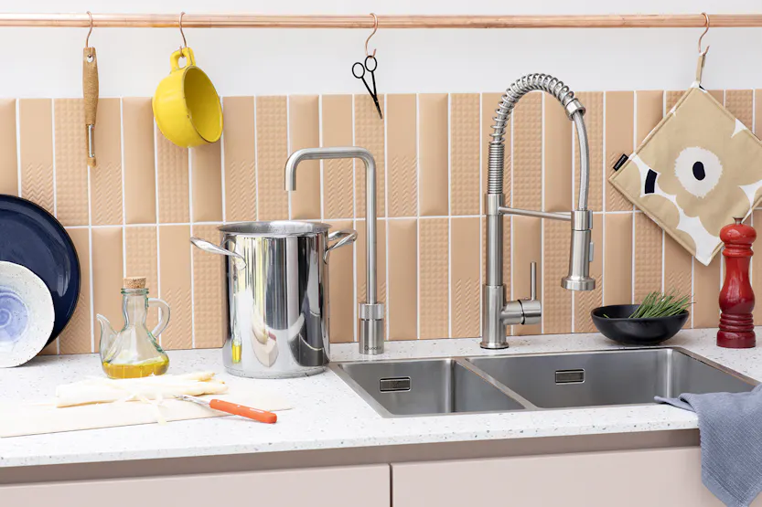 Quooker Tap Nordic Square Single Tap | Stainless Steel | NSSSST Quooker Tap Nordic Square Single Tap | Stainless Steel | NSSSST