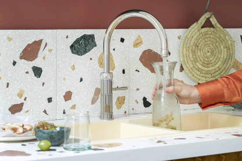 Quooker Classic Fusion Round All-in-One Tap | Nickel | CFNRNIC Quooker Classic Fusion Round All-in-One Tap | Nickel | CFNRNIC