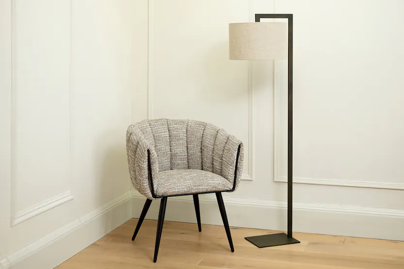 Revel Floor Lamp | Natural/Bronze Revel Floor Lamp | Natural/Bronze