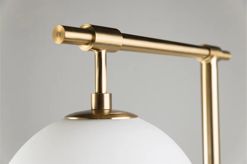 Boden Floor Lamp | White/Gold Boden Floor Lamp | White/Gold