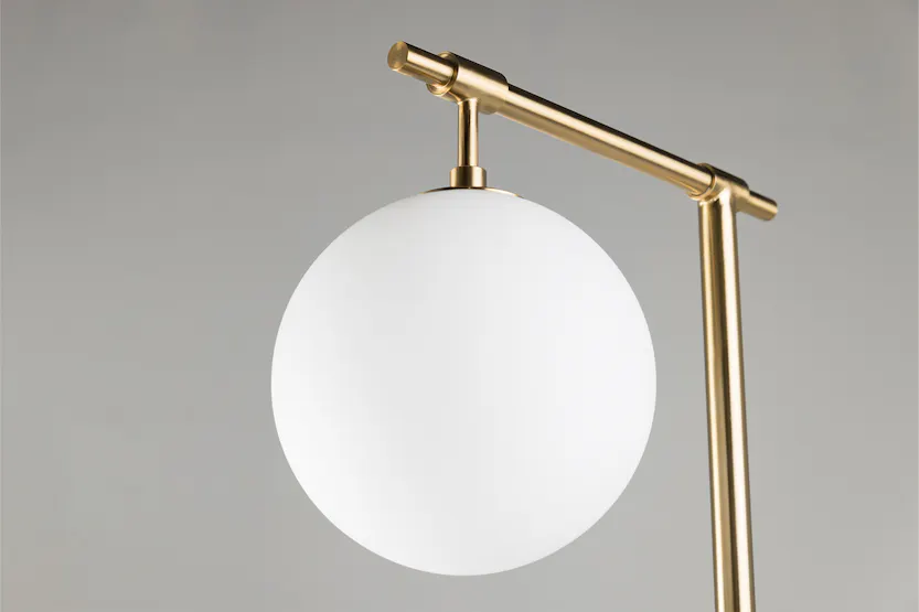 Boden Floor Lamp | White/Gold Boden Floor Lamp | White/Gold