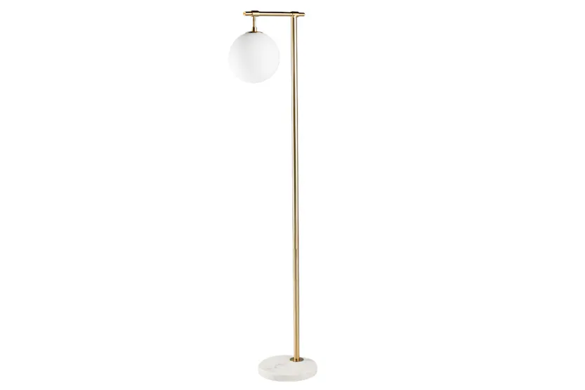 Boden Floor Lamp | White/Gold Boden Floor Lamp | White/Gold