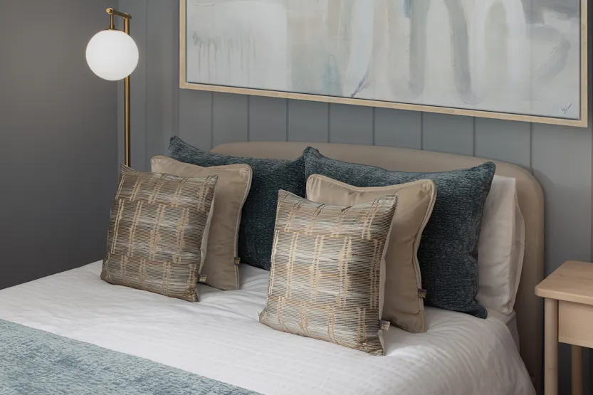 Iridessa Cushion | Blue | 43 x 43 cm Iridessa Cushion | Blue | 43 x 43 cm