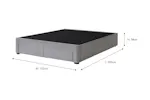 Duval 4-Drawer Base | King | 5ft | Oyster Duval 4-Drawer Base | King | 5ft | Oyster