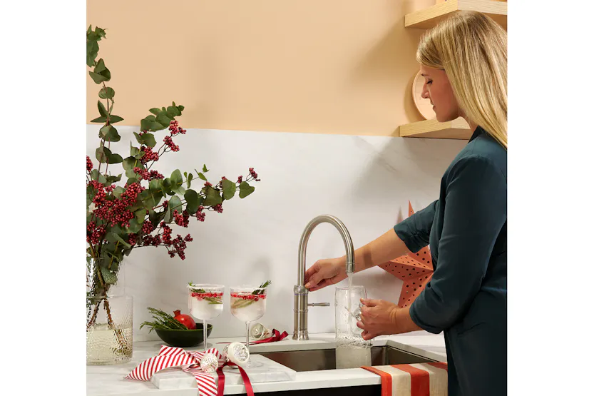 Quooker Classic Fusion Round Tap | Stainless Steel | CFNRSST Quooker Classic Fusion Round Tap | Stainless Steel | CFNRSST