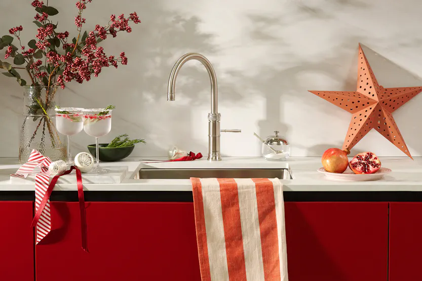 Quooker Classic Fusion Round Tap | Stainless Steel | CFNRSST Quooker Classic Fusion Round Tap | Stainless Steel | CFNRSST