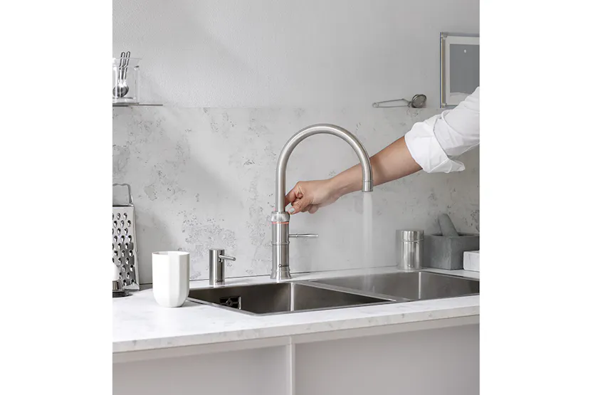 Quooker Classic Fusion Round Tap | Stainless Steel | CFNRSST Quooker Classic Fusion Round Tap | Stainless Steel | CFNRSST