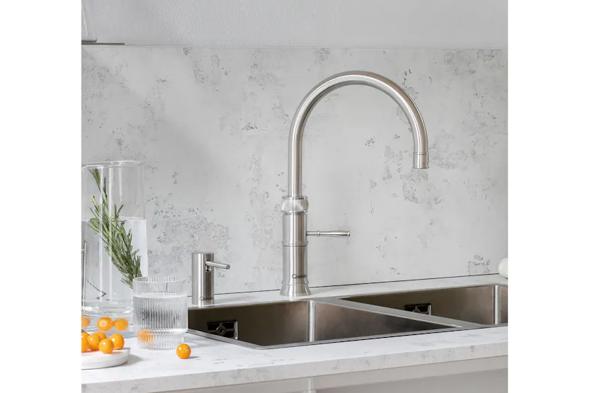 Quooker Classic Fusion Round Tap | Stainless Steel | CFNRSST Quooker Classic Fusion Round Tap | Stainless Steel | CFNRSST