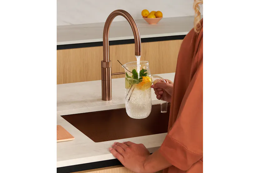 Quooker Fusion Round Tap | Rose Copper | FNRRCO Quooker Fusion Round Tap | Rose Copper | FNRRCO