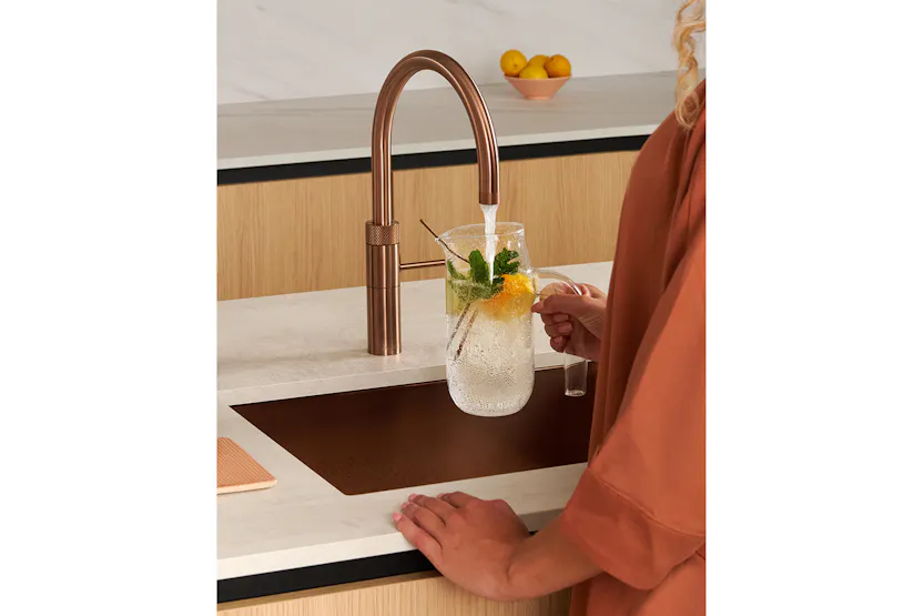 Quooker Fusion Round Tap | Rose Copper | FNRRCO Quooker Fusion Round Tap | Rose Copper | FNRRCO