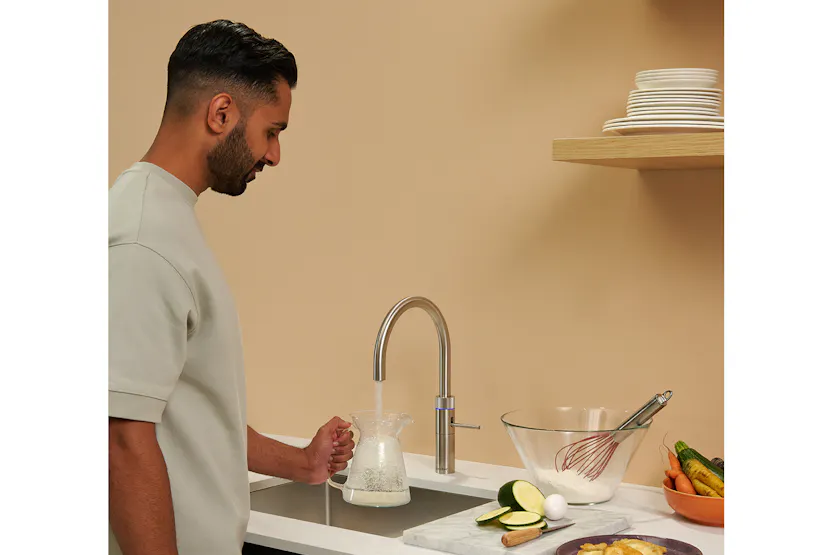 Quooker Fusion Round Tap | Stainless Steel | FNRSST Quooker Fusion Round Tap | Stainless Steel | FNRSST