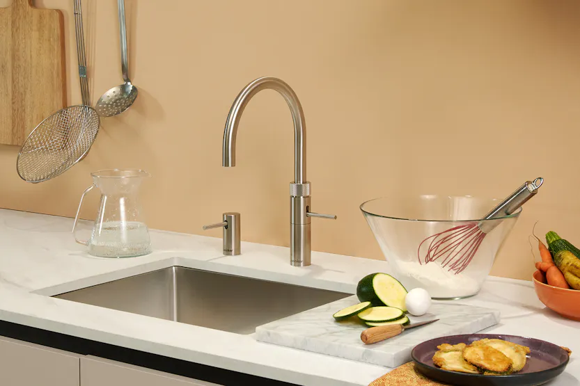 Quooker Fusion Round Tap | Stainless Steel | FNRSST Quooker Fusion Round Tap | Stainless Steel | FNRSST