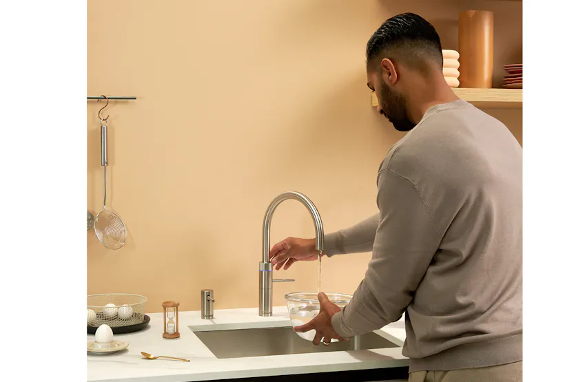 Quooker Fusion Round Tap | Stainless Steel | FNRSST Quooker Fusion Round Tap | Stainless Steel | FNRSST