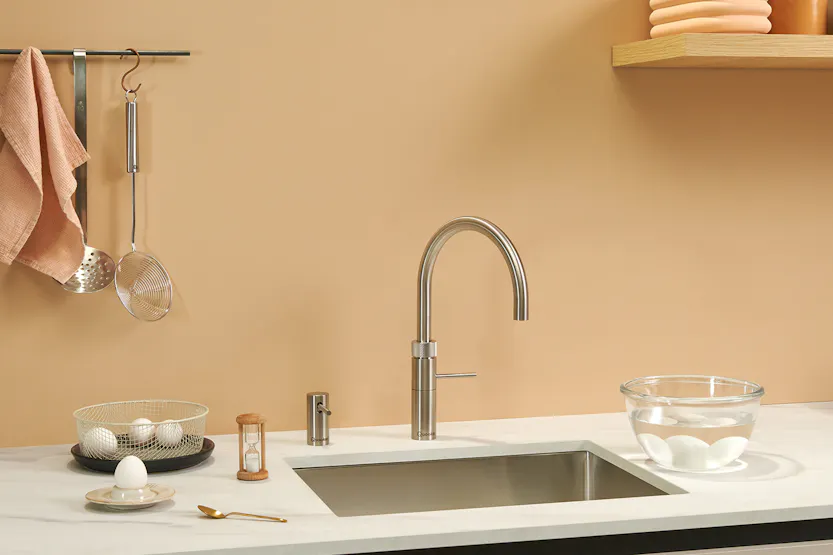 Quooker Fusion Round Tap | Stainless Steel | FNRSST Quooker Fusion Round Tap | Stainless Steel | FNRSST