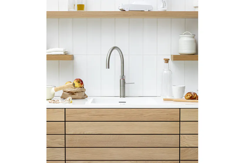 Quooker Fusion Round Tap | Stainless Steel | FNRSST Quooker Fusion Round Tap | Stainless Steel | FNRSST