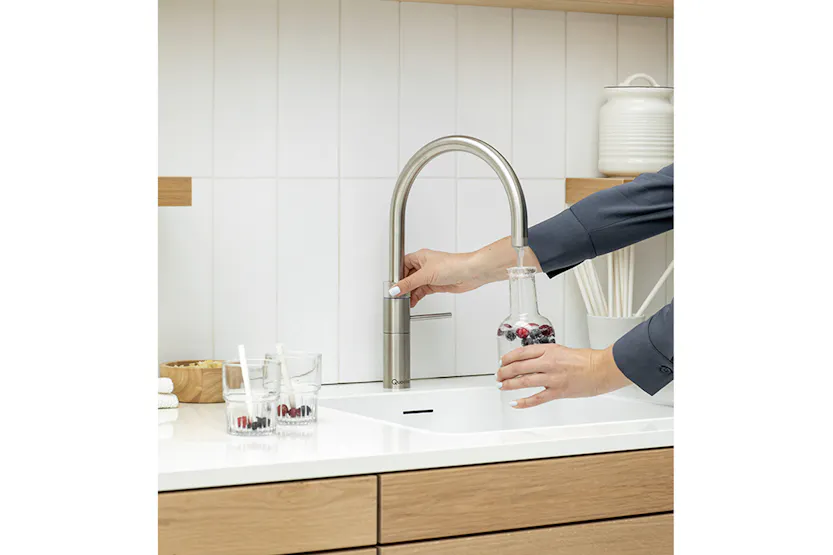 Quooker Fusion Round Tap | Stainless Steel | FNRSST Quooker Fusion Round Tap | Stainless Steel | FNRSST