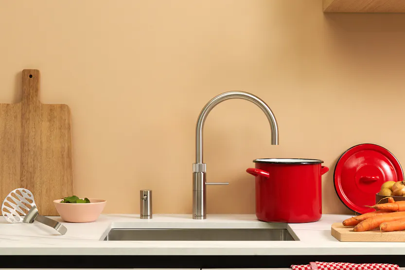 Quooker Fusion Round Tap | Stainless Steel | FNRSST Quooker Fusion Round Tap | Stainless Steel | FNRSST