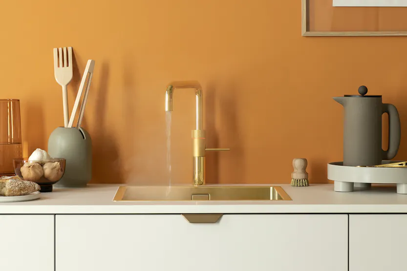 Quooker Fusion Square Tap | Gold | FNSGLD Quooker Fusion Square Tap | Gold | FNSGLD